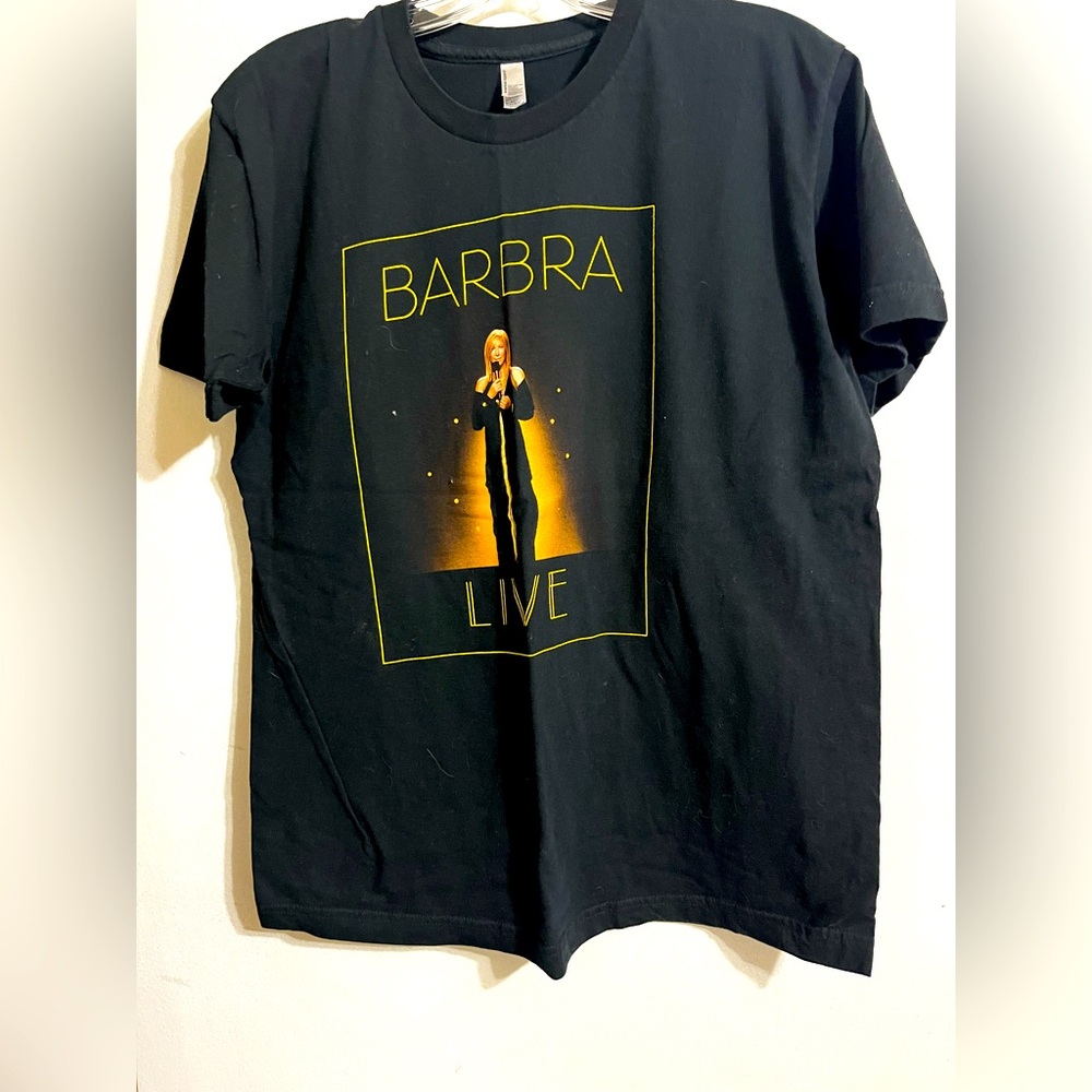Barbra Streisand 2012 Concert Tour Black T-Shirt
